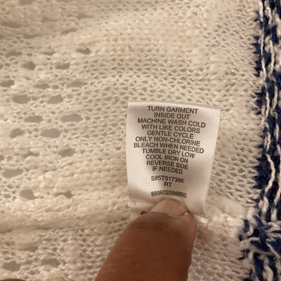 Cloud Chaser Short Sleeve Open Front Cardigan Sz M - Picture 10 of 11